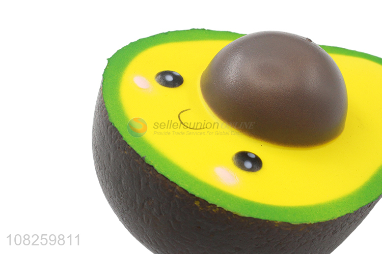 High quality squishies avocado slow rising fruit squishy toy