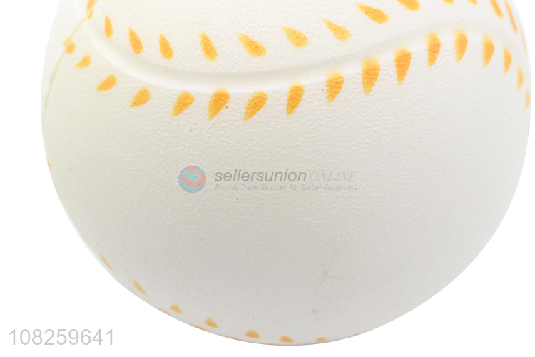 Yiwu market stress relief squishy baseball squeeze toy ball