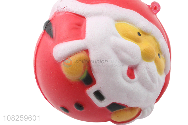 Popular design pu foam Christmas stress balls squeeze balls