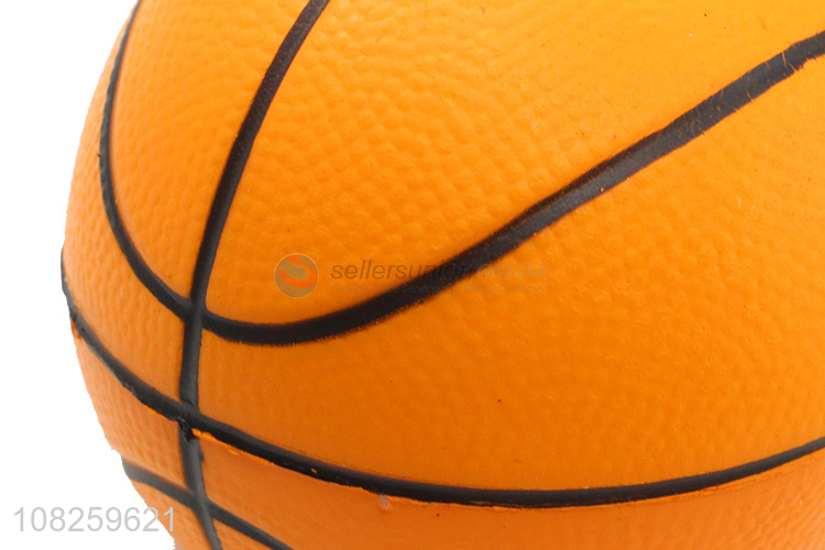 Factory price pu foam stress relief toy basketball for kids