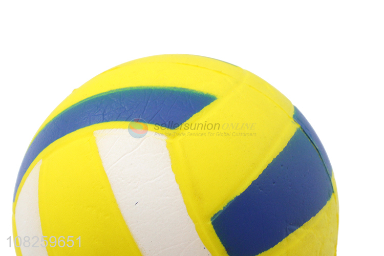 Low price relax squeeze toy ball slow rising toy volleyball