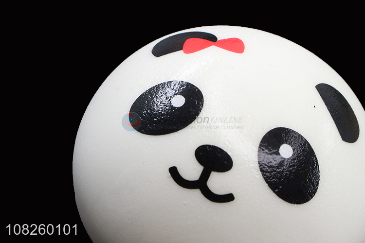 Yiwu market kawaii squishy panda bread mochi stress relief toy