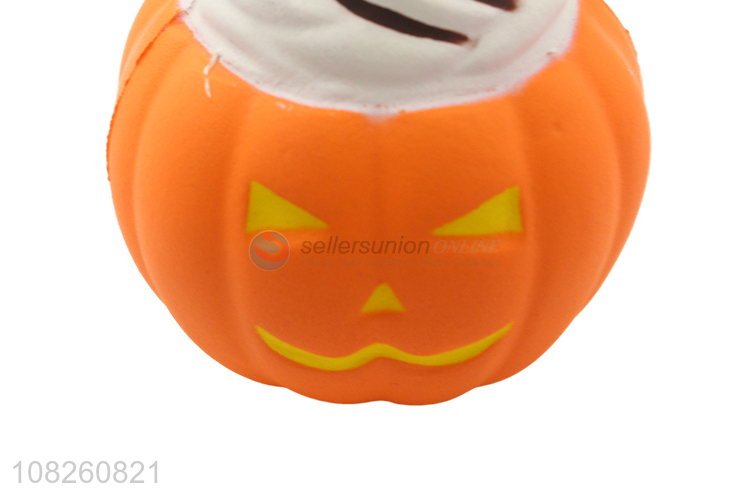 Hot selling cartoon pumpkin funny toys soft vent toys