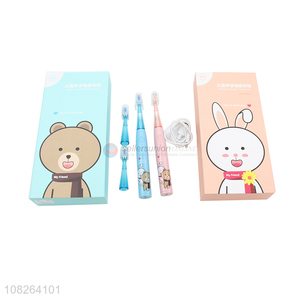 Factory wholesale cartoon <em>electric</em> <em>toothbrush</em> set for children