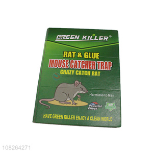 Factory supply sticky trap mouse <em>glue</em> trap with enhanced stickiness