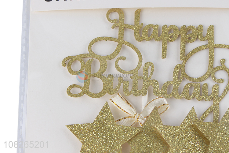 Best sale multicolor cake decoration paper cake topper