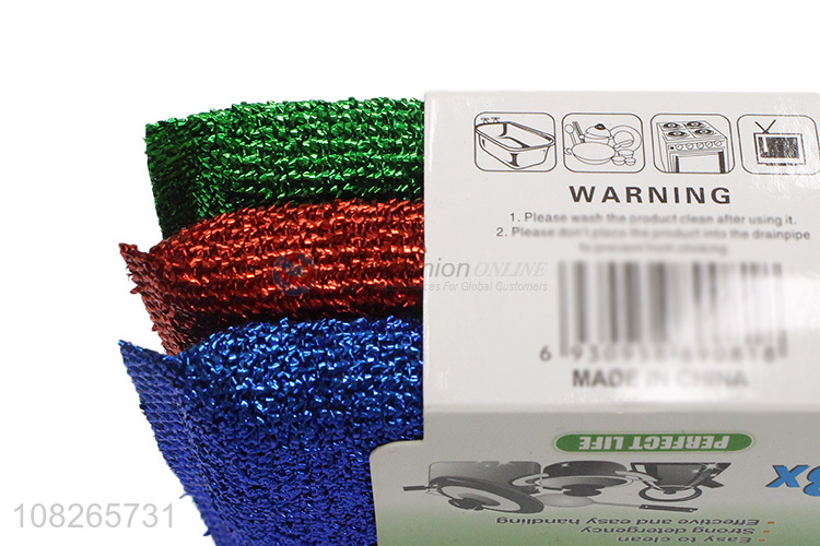 High Quality 3 Pieces Scouring Pad Kitchen Scrubber Set