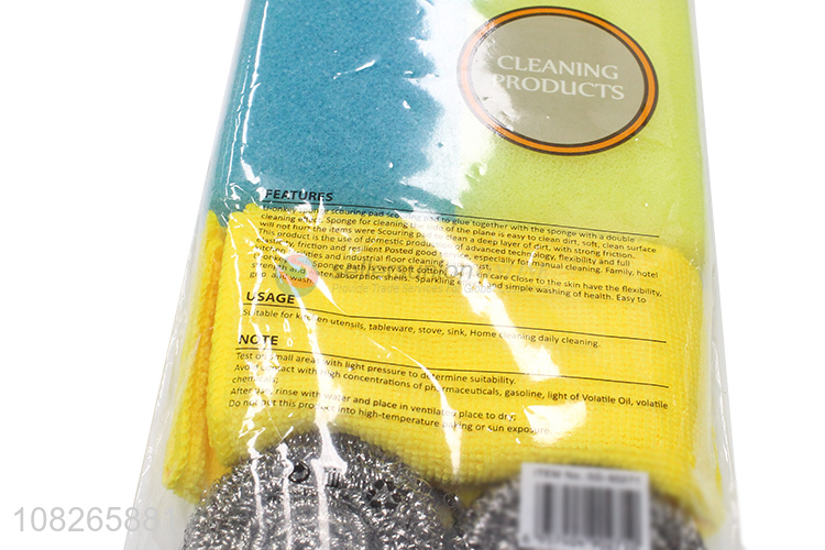 Best Sale Clean Ball Cleaning Sponge Kitchen Cleaning Kit
