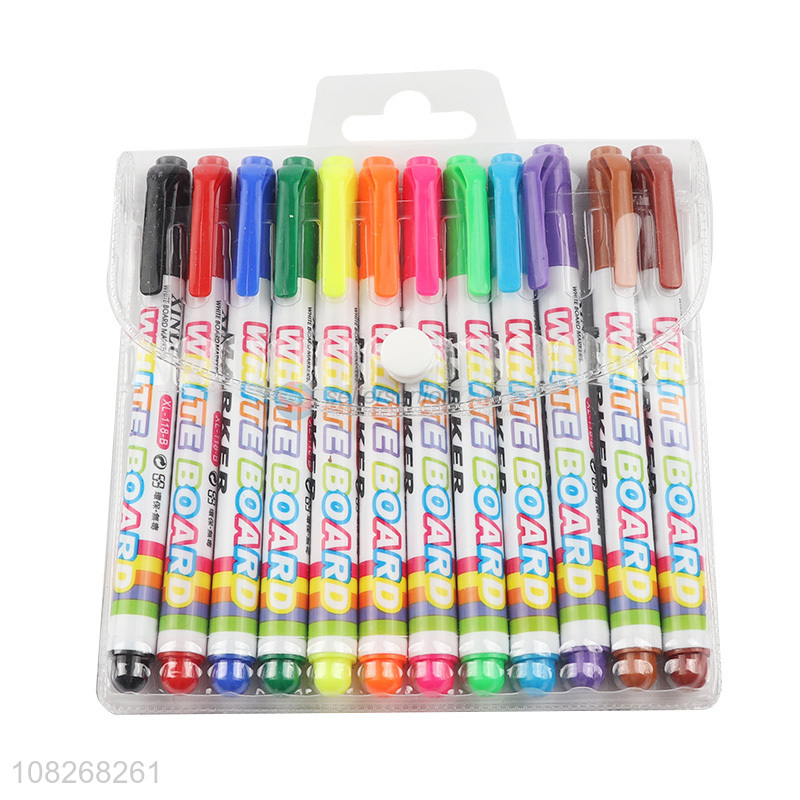 Wholesale 2pcs non-toixc quick dry whiteboard marker set