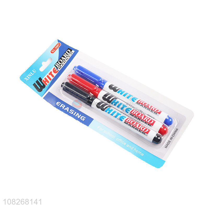 Best Sale 3 Pieces White Board Marker With Eraser Set - Sellersunion Online