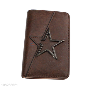 Hot selling faux leather ladies card holder <em>purse</em> <em>women</em> wallets
