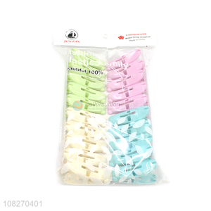 Custom 20 Pieces Clothes Pegs Multipurpose Plastic Clips