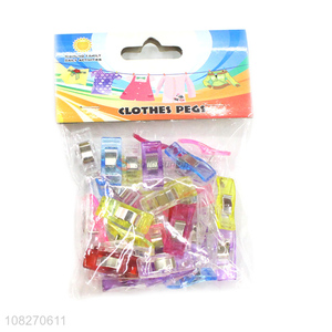 New Style 30 Pieces Transparent Clothespin Clothes Pegs