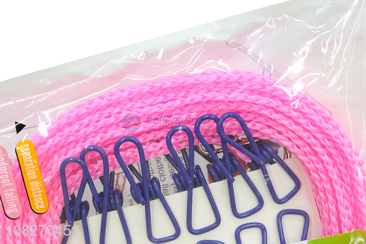 Best Sale 5M Clothesline With 12 Clips Set For Home