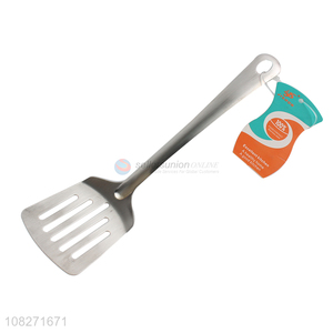 Hot selling stainless steel slotted spatula kitchen utensils