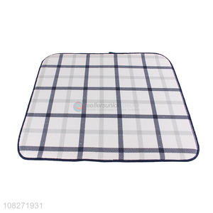 Online wholesale plaid drain towel kitchen dish drying mat