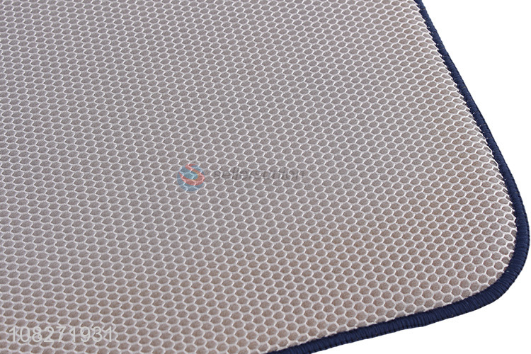Online wholesale plaid drain towel kitchen dish drying mat