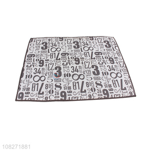 Wholesale price printed dish drying mat for kitchen