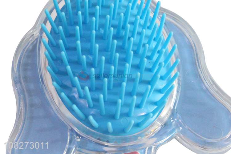 Yiwu market plastic cartoon massage hair comb for daily use
