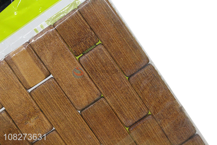 Hot selling bamboo hot pads heat resistant placemats for kitchen counter