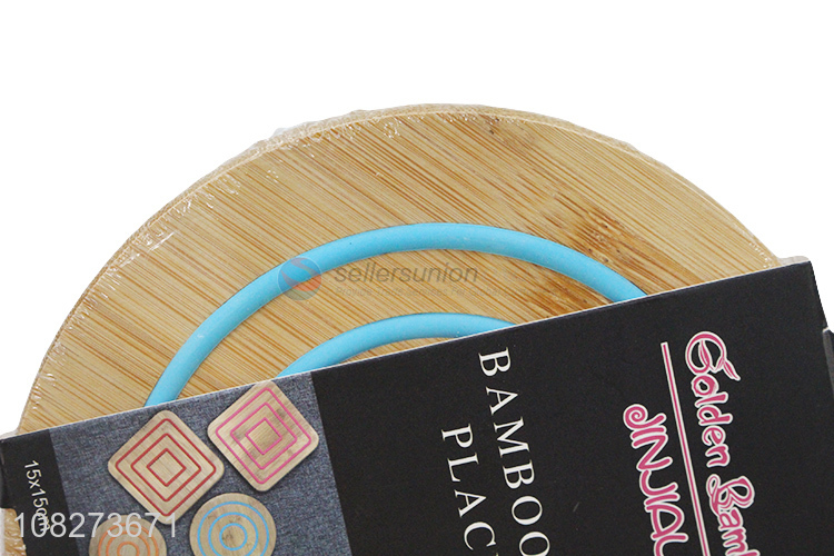 New product eco-friendly bamboo heat resistant mats for hot dishes bowls