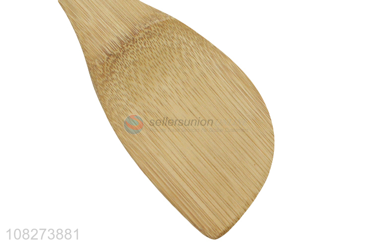Wholesale natural bamboo stirring spatula frying turner kitchen tool