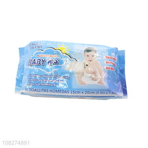 Hot Selling Non-Toxic <em>Baby</em> <em>Wipes</em> Soft Skin-Friendly <em>Wet</em> <em>Wipes</em>