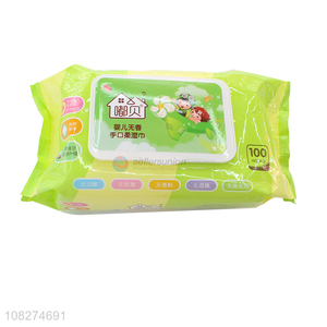 Hot Selling <em>Baby</em> Non-Scented Hand And Mouth Cleansing <em>Wipes</em>