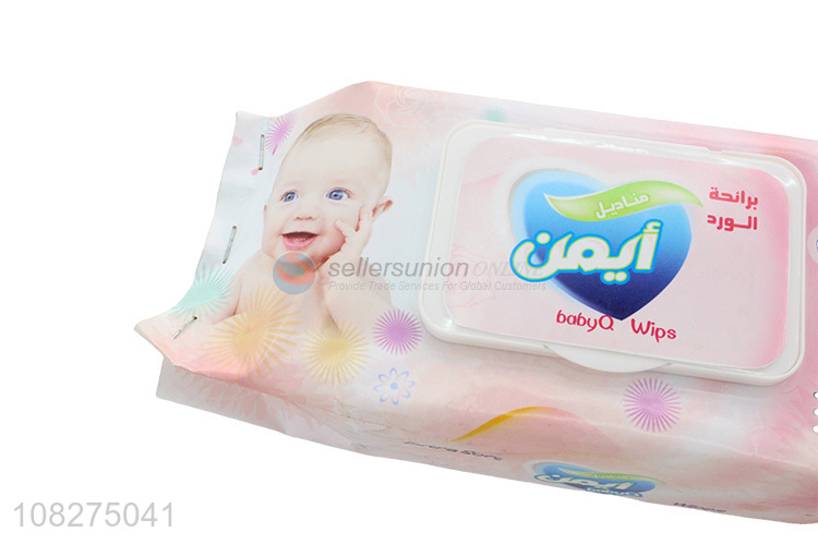 Hot Sale 90 Pieces Gentle Baby Wipes Skincare Cleaning Wipes