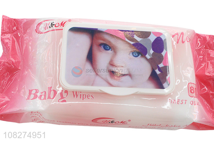 Custom Non-Toxic And Non-Irritating Baby Wipes Cleansing Wipes