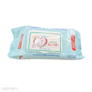 Custom Soft And Gentle Baby Wipes Disposable Cleaning Wipes