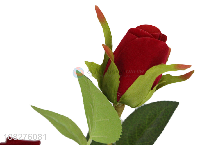 Best product artificial potted flower artificial diamond roses for decor