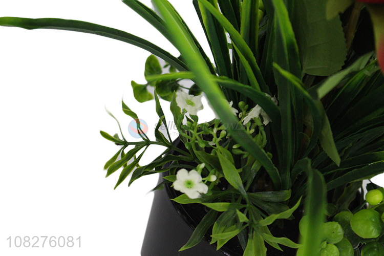 Best product artificial potted flower artificial diamond roses for decor
