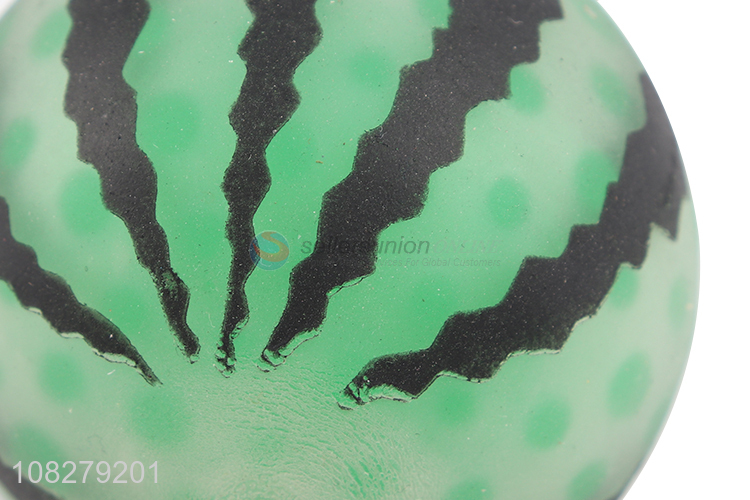 Wholesale watermelon shape squishy squeeze stress ball for boys girls