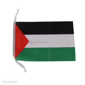 Yiwu direct sale mini national <em>flag</em> Palestine <em>flag</em> car <em>flag</em>