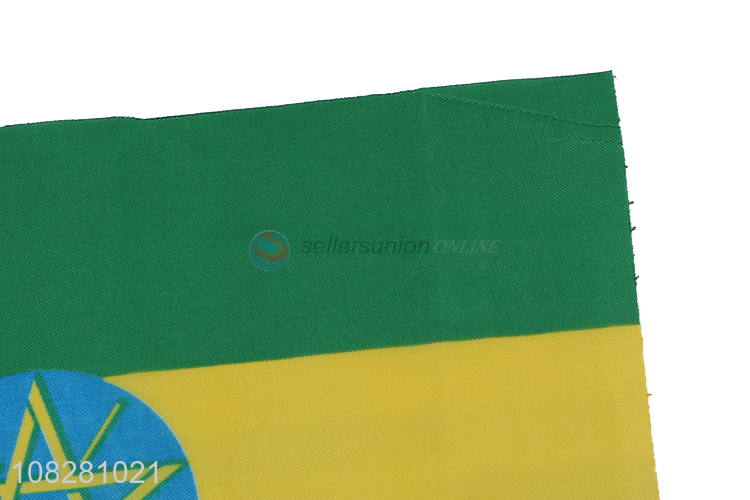 Good price Ethiopia country flag parade hand flag wholesale