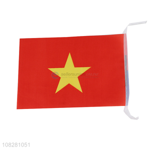 Factory wholesale Vietnam national <em>flag</em> events handheld flags