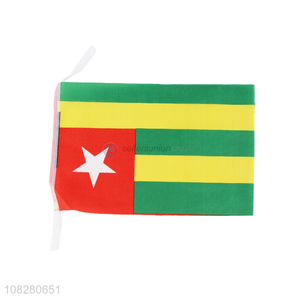 Low price Togo country flags polyester national flags wholesale