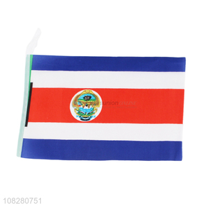 Top quality Costa Rica flag car flag competition hand flag