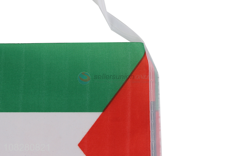 Yiwu direct sale mini national flag Palestine flag car flag