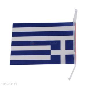 Factory price Greek national flag car flag World Cup hand flag