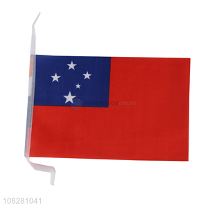 Wholesale samoan national flag competition car flag parade flag