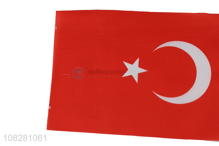Hot selling turkish national flag sport activity flag car flag