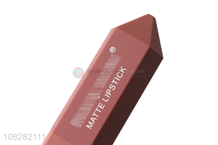 Best selling velvety waterproof not fade matte lipstick for gift
