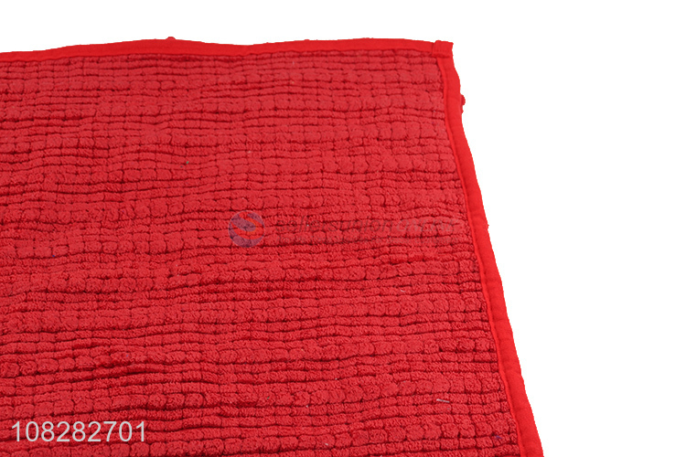 Best sale super absorbent non-slip comfortable chenille bath mat