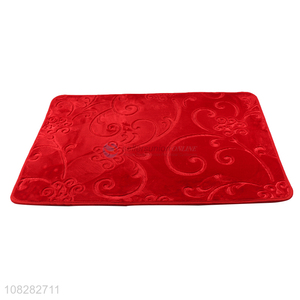 New arrival embossed non-slip water absorbent bath mat bath <em>rug</em>