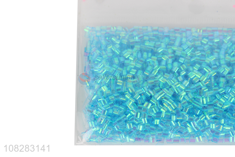 Cheap Blue Soft Tube Bead DIY Handmade Material Slime Filler