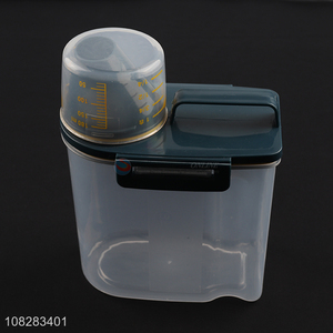 Yiwu wholesale food-grade plastic rice bucket kitchen supplies