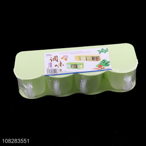 Wholesale price creative condiment box with lid kitchen supplies