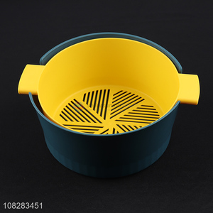 New products double-layer drain basket kitchen vegetable basket